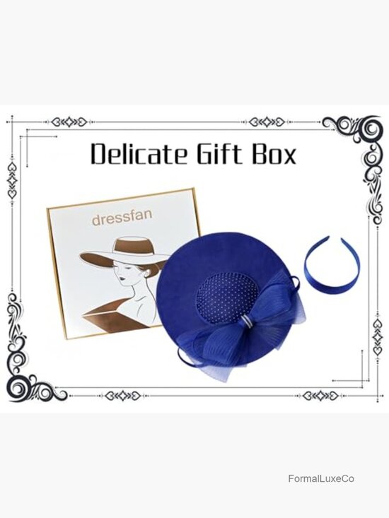 Wide Brim Linen Fascinator Hat, Handmade Rhinestone Bow, Derby Church Wedding